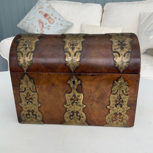 Antique burr walnut domed - burr,