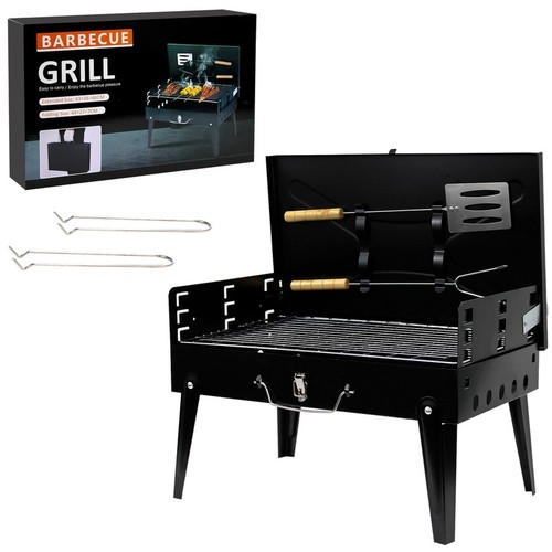 Portable folding charcoal bbq - folding,