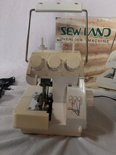 Overlocker Sewing Machine Sew Land Complete with Foot Pedal & Instructions