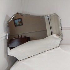 Frameless Wall Mirror Art Deco