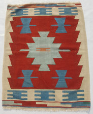 Vintage Traditional Handcrafted Delight Turkish Rug for Home Décor 119x92 cm