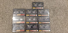 TDK AR90 Pack 10 Used Audio Cassette Tapes Used Vgc (inlays written on)
