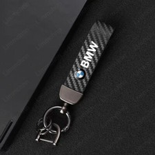 BMW Keychain Leather Metal Key