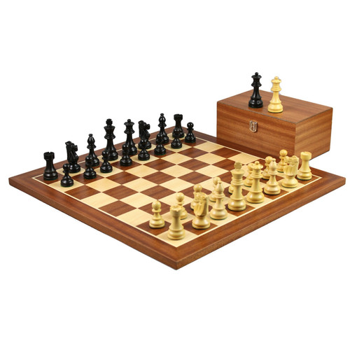 Inch chess set mahogany - inch,