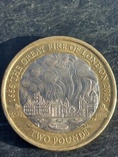 £2 COIN . great fire of