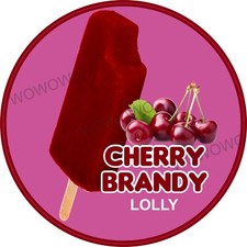 Ice cream van sticker Cherry