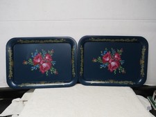 2 MCM 1950's Metal 18" X 13"