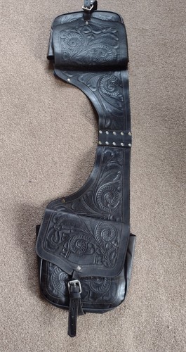 Saddle bags genuine tooled - saddle,