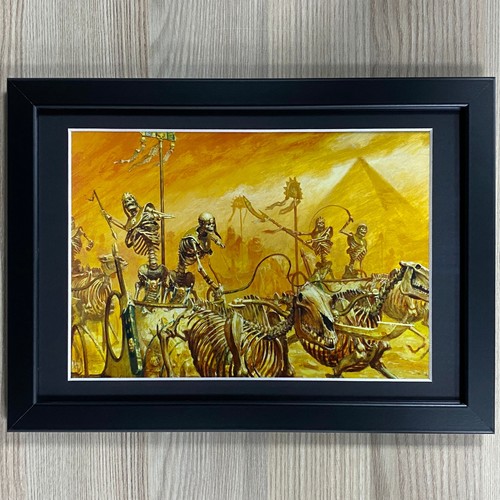 Tomb kings framed art chariot - tomb,
