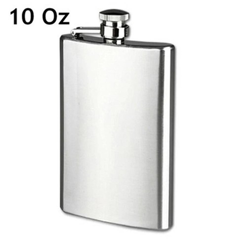 18oz stainless steel hip - 4-18oz,