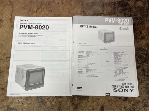 Vntg sony pvm 8020 trinitron - vntg,