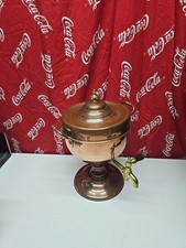 Antique Victorian Quality Copper And Brass Tea Urn