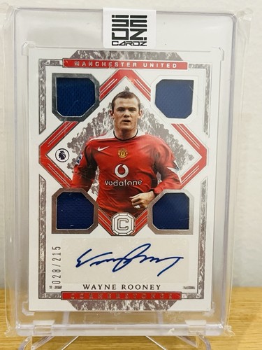 Wayne rooney quad patch auto - patch,