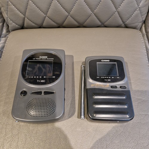 Two vintage casio handheld - two,