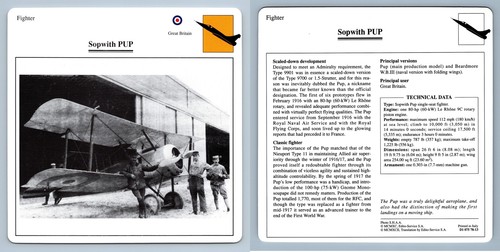 Sopwith pup fighter - -,