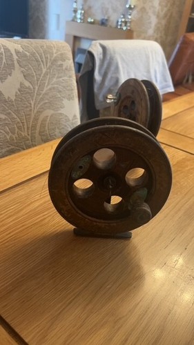 Vintage wooden brass sea - vintage, wooden/brass