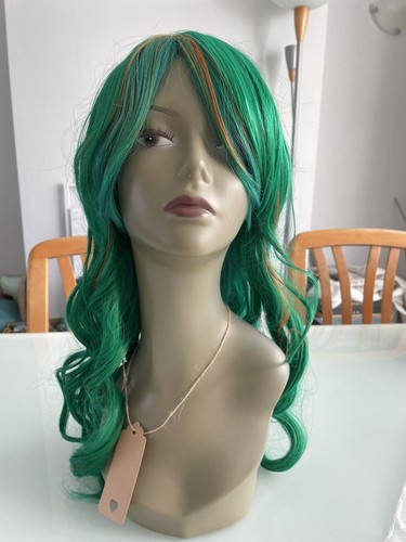 Long green mermaid - mermaid, wig