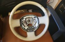 2007 NISSAN MICRA K12 DRIVERS STEERING WHEEL CREAM COLOUR