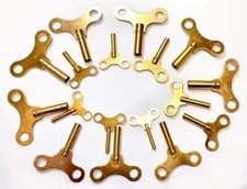 Complete set of 17 Brass Clock