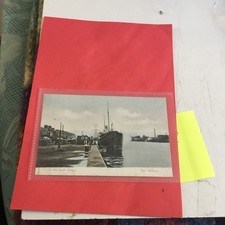 Old Postcard Ayr Harbour 