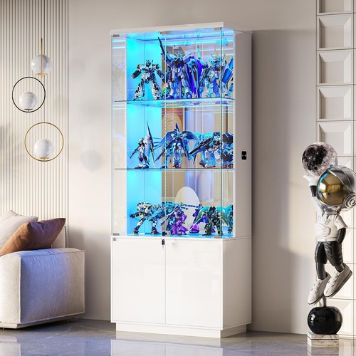 Glass display cabinet with - 71",