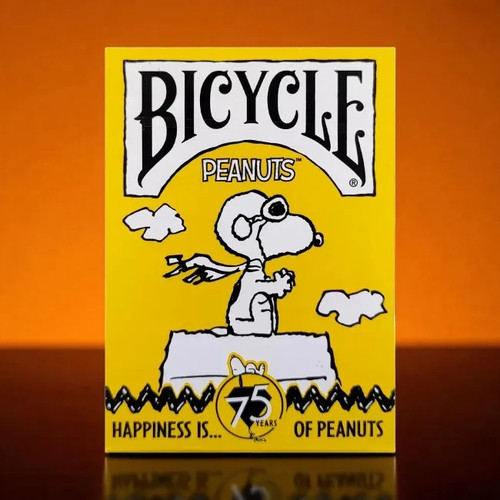 Bicycle peanuts 75th - bicycle,