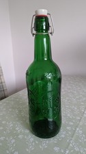 Grolsch Bottle 1.5l Vintage Green Glass Swing Top Lid Flip Top 