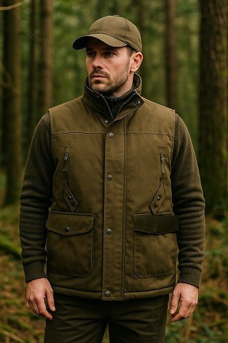 Gamekeeper gilet waistcoat - gilet,