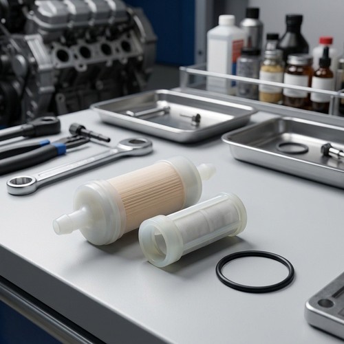 Fuel filter kit with water - with,