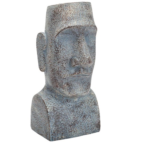 Easter island stone bust head - bust,