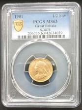 1901 Great Britain 1/2
