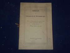 1910 SPEECH BY CHARLES G