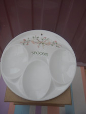 VINTAGE ETERNAL BEAU CLOVERLEAF MELAMINE SPOON REST