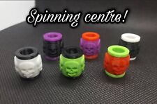 Fidget Spinning Skull Dreadlock Bead