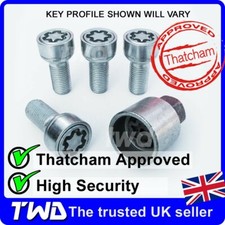 ALLOY WHEEL LOCKING BOLTS FOR AUDI A4/A5/S4/S5/RS4/RS5 M14x1.5 THATCHAM NUT STUD