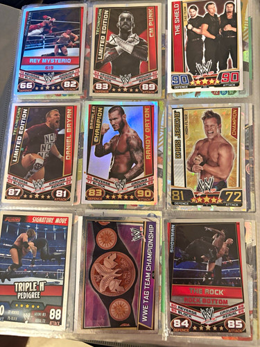 Topps wwe slam attax 2013 - topps,