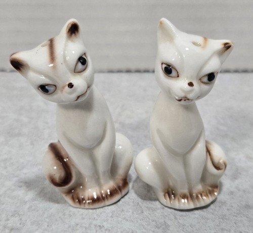 Vintage siamese cat salt - vintage,