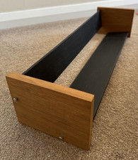 Oak Slate Design Book Rack - Modern Contemporary Style