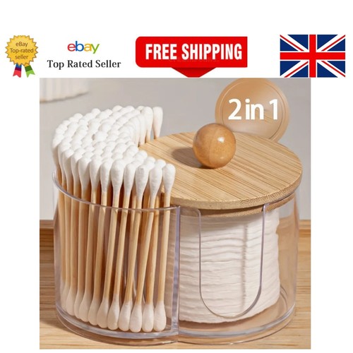 Clear cotton bud holder - clear,