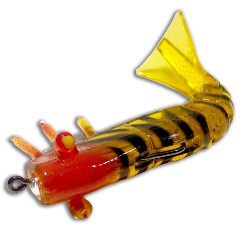 Artificial shrimp lures 4 - lures, 3-1/4"