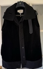 Hermes Black Mink Gilet Jacket