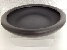 RARE ANTIQUE 19th CENTURY WEDGWOOD BLACK BASALT BOWL 34cm DIAMETER
