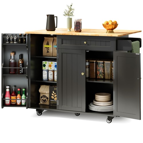 Kitchen island trolley with - kitchen,