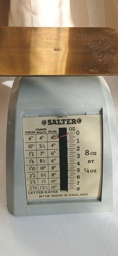 Vintage salter 18e made in - salter, no