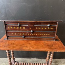 antique snooker scoreboard