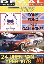 Decal triumph tr7 pond - triumph, t.pond