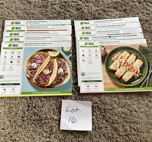 Hello fresh recipe cards - fresh,
