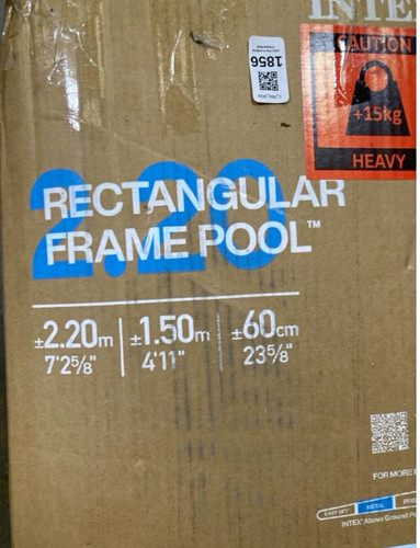 Intex rectangular metal frame - intex,