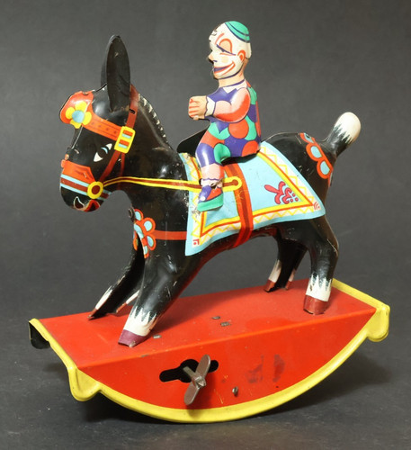 Gama clown donkey tin toy - donkey,