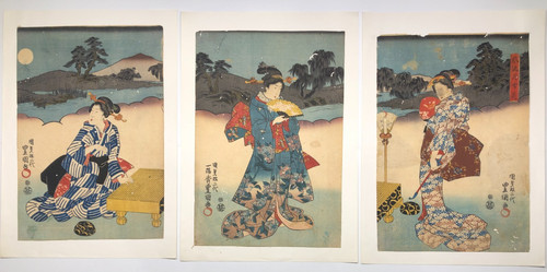 Toyokuni woodblock print - toyokuni,